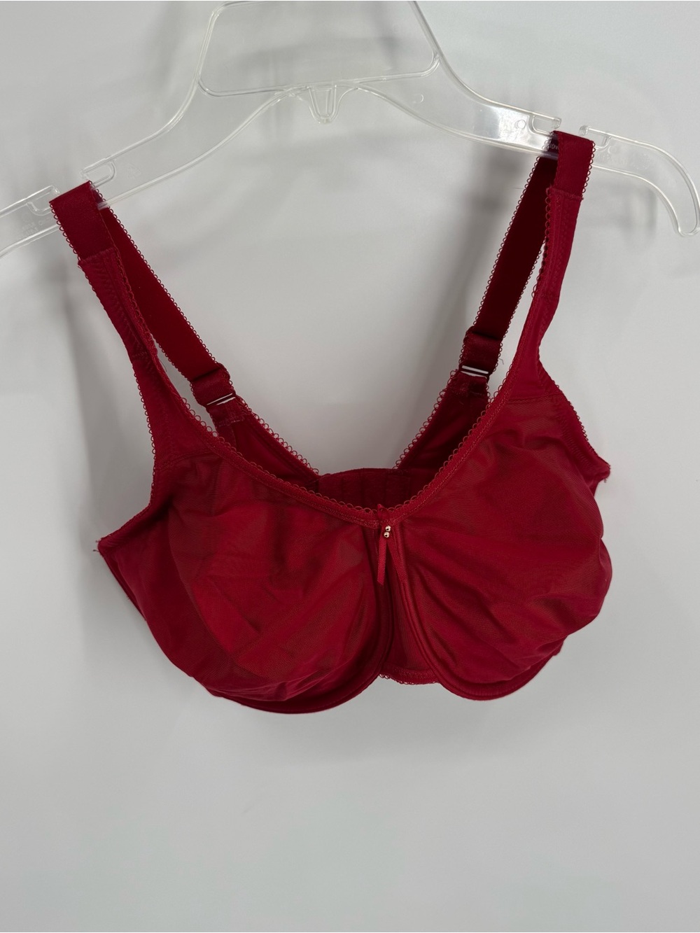 Wacoal Basic Beauty Underwire Bra 855192 Full Figure Seamless Size 34DDD Red - Picture 8 of 8